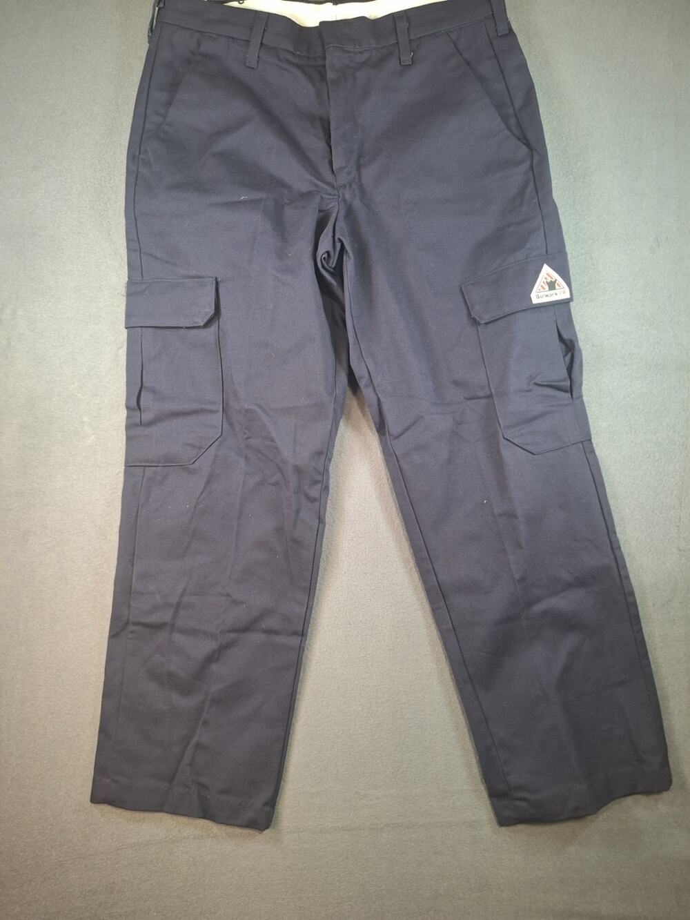 Bulwark FR Navy Blue Flame Resistant Industrial Cargo Work Pants PLC2NV2 34X30